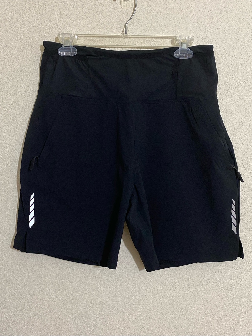 BALEAF Double Sided Shorts w Inner Leggings & Reflective Strips Size M